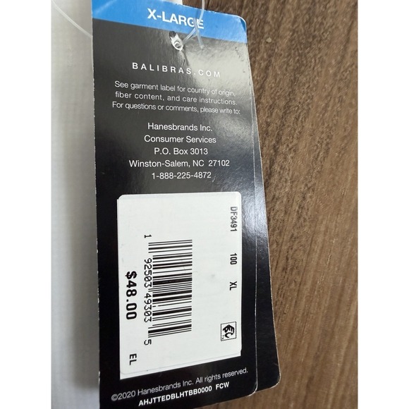 Bali Wirefree Bra Comfort Revolution Flex Fit Cool Seamless White XL - Picture 4 of 5